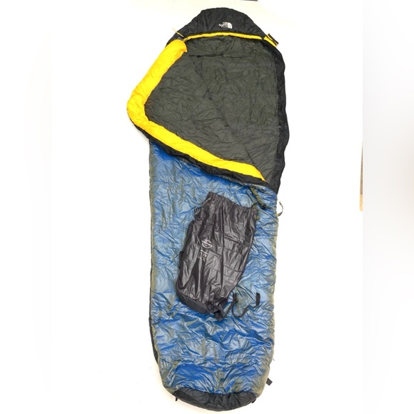 North Face Unisex Blue/Black Cat's Meow Mummy Sleeping Bag Polarguard 3D